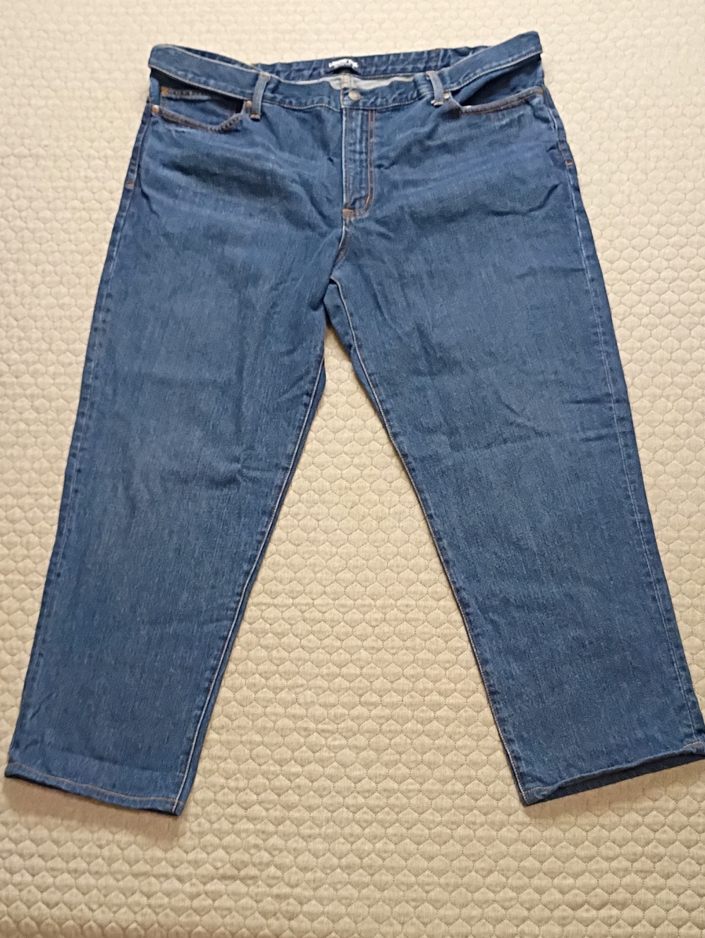 Land's End Jeans Men's 42 X 30 COMFORT WAIST BLUE DENIM New Without Tags